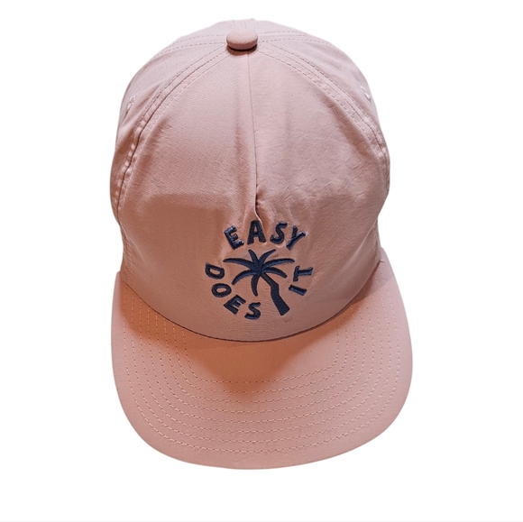 Katin Easy Palm Hat in Dusty Rose Pink Surf Cap Baseball Blue Palm Tree Snapback - Picture 1 of 9